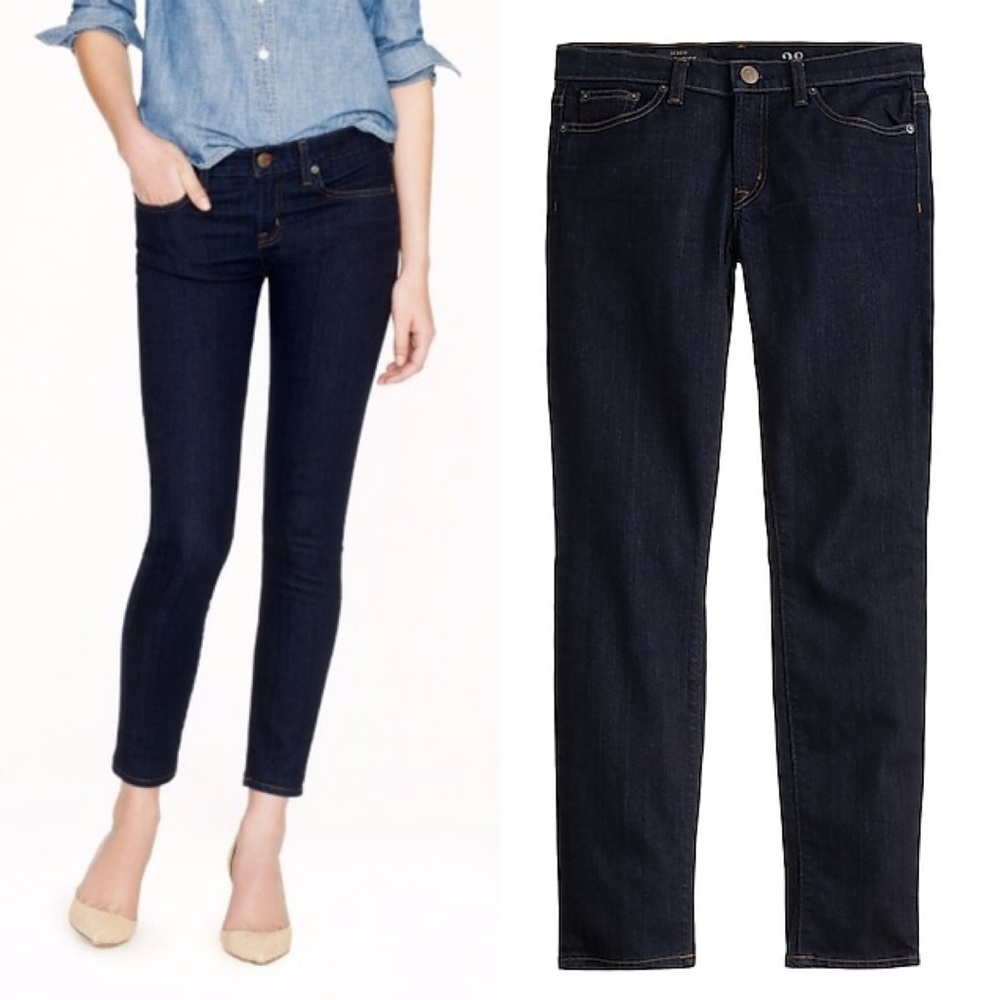 J. Crew Toothpick Ankle Jean in Classic Rinse